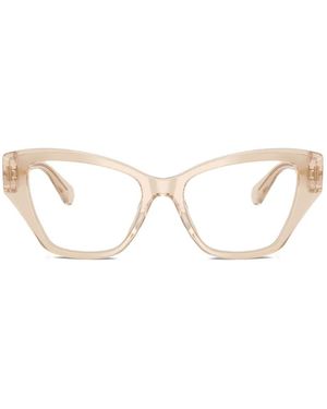 Swarovski Bril Met Cat-Eye Montuur - Naturel