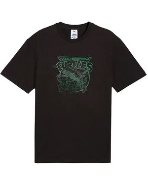 PUMA X Tmnt Cotton T-Shirt - Black