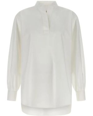 Valentino Garavani Vlogo-Embroidered Blouse - White