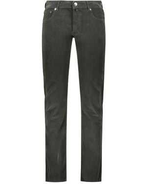 Moorer Pavel Five-Pocket Trousers - Grey