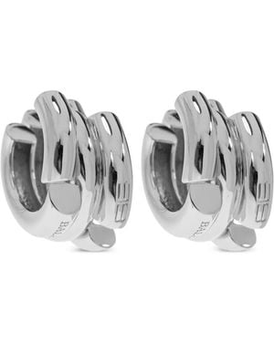 Balenciaga Ohrclips Mit Ringen - Grau