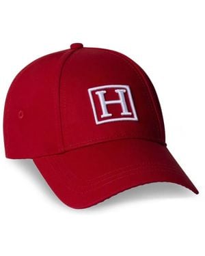 Hackett Cappello Da Baseball Con Applicazione Logo - Rosso