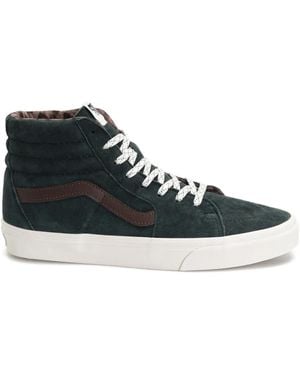 Vans U Sk8-Hi "Plaid Scarab" Sneakers - Zwart