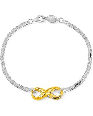 Dower & Hall Entwined Infinity Bracelet - Metallic