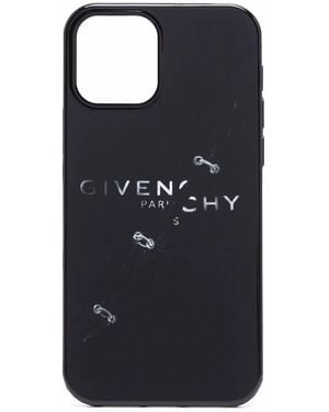 Givenchy Coque D'Iphone 12 À Effet Trompe L'Œil - Blue