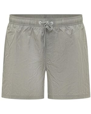 Sundek Bermudas Con Efecto Arrugado - Gris