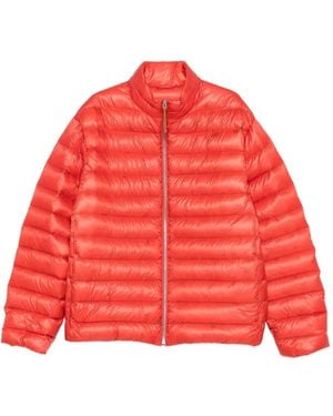 Jil Sander Quilted Down Jacket - Red