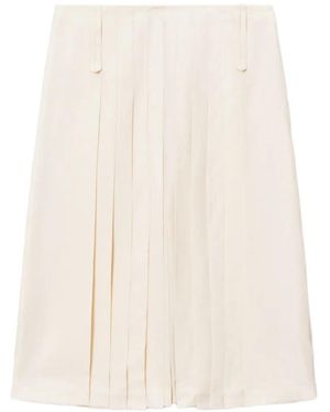 Tory Burch Pleated Skirt - White