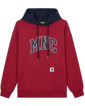 Mini Cream Sudadera Estampada Con Capucha - Rojo