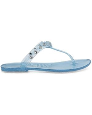Kurt Geiger Maddison T-Bar Slides - Blue