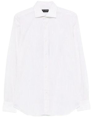 Dell'Oglio Striped Shirt - White
