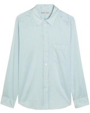 Blazé Milano Camisa Anabas A Rayas - Azul