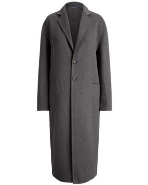 Polo Ralph Lauren Abrigo Largo Con Botones - Gris