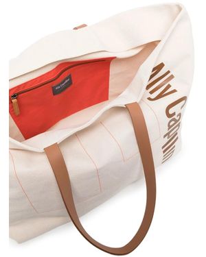 Ally Capellino Large Cleo Canvas Tote Bag - Pink