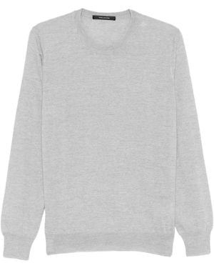 Tagliatore Pull À Col Rond - White