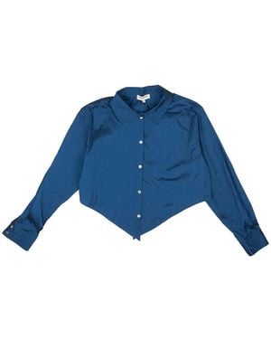 Opening Ceremony Pointed-Hem Shirt - Blue