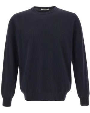 Kangra Crew-Neck Knitted Jumper - Blue