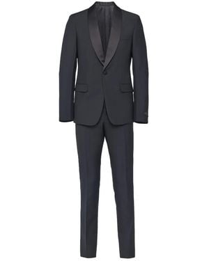 Prada Single-Breasted Wool And Mohair Tuxedo - Black