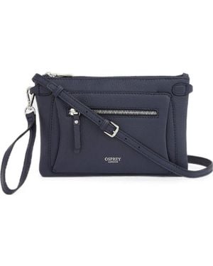 Osprey Ruby Leather Crossbody Bag - Blue