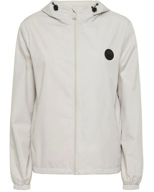 Philipp Plein Hooded Lightweight Running Jacket Ls - Grey