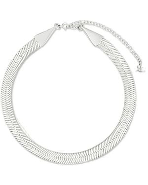 Courreges Gargantilla De Cadena Con Motivo De Serpiente - Blanco