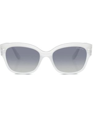 Vogue Eyewear Oval-Frame Sunglasses - White