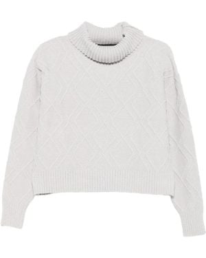Rrd Roll-Neck Jumper - White
