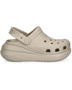 Crocs™ Classic Crush Platform Clogs - White