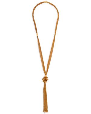BLAKLACE Halskette Mit Quasten - Weiß