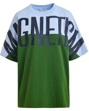 Essentiel Antwerp Lettering-Print T-Shirt - Green