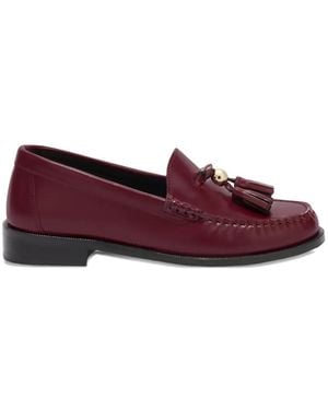 Furla Mocasines Con Borlas - Morado