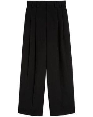 Jil Sander Pleat-Detail Pants - Black