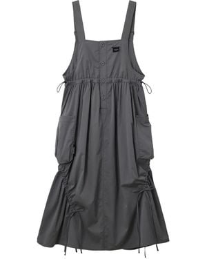 Musium Div. Button Pockets Dress - Grey