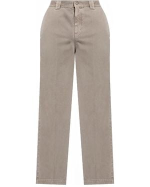 Ferragamo Straight Pants - Gray