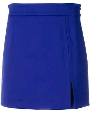 Ssheena Minirock Mit Schlitz - Blau