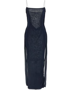 Jacquemus Side- Slit Dress - Blue