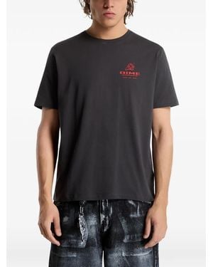 Dime Exterminator Graphic-Print T-Shirt - Black