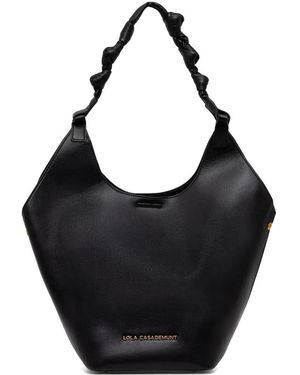 Lola Casademunt Knotted-Handle Tote Bag - Black