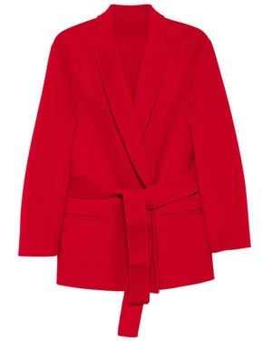 Alberta Ferretti Blazer Monopetto - Rosso