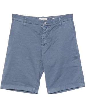 Jacob Cohen Logo-Patch Shorts - Blue