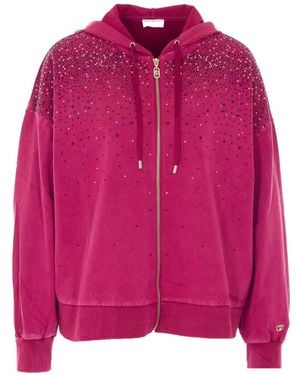 Liu Jo Hoodie À Ornements - Pink