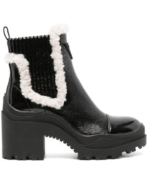 Guess 85Mm Yvette Boots - Black