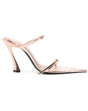 Mugler 95Mm Fang Sandals - White