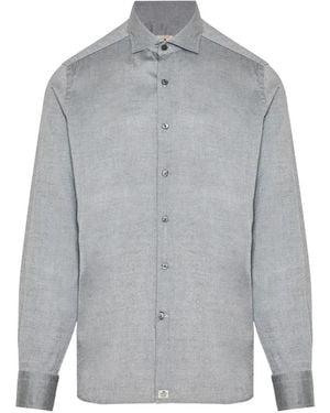 Sonrisa Camisa De Manga Larga - Gris