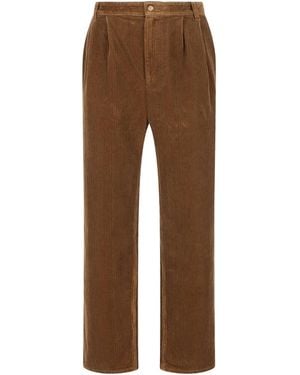 Saint Laurent Corduroy Trousers - Brown