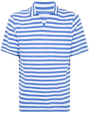 Majestic Filatures Striped Short-Sleeve T-Shirt - Blue