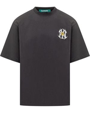 Barrow プリント Tシャツ - ブラック