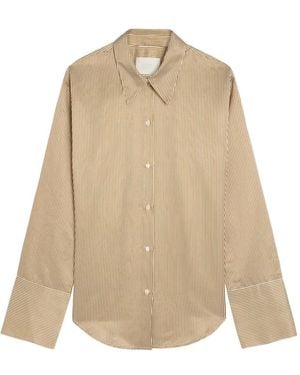 Citizens of Humanity Camilia Striped Long-Sleeve Shirt - Natural
