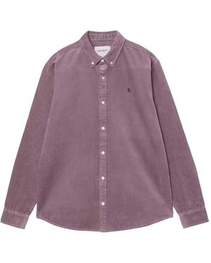 Carhartt Madison Long-Sleeve Shirt - Purple
