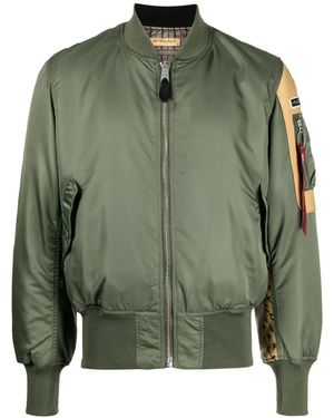 Undercover X Alpha Industries 'ma-1' ボンバージャケット - グリーン